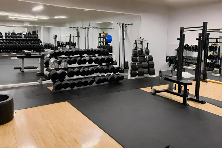 Fitnessstudio Hanteln